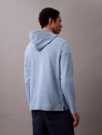 Cotton Blend Ribbed Classic Hoodie