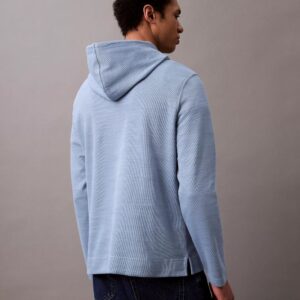Cotton Blend Ribbed Classic Hoodie
