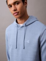 Cotton Blend Ribbed Classic Hoodie