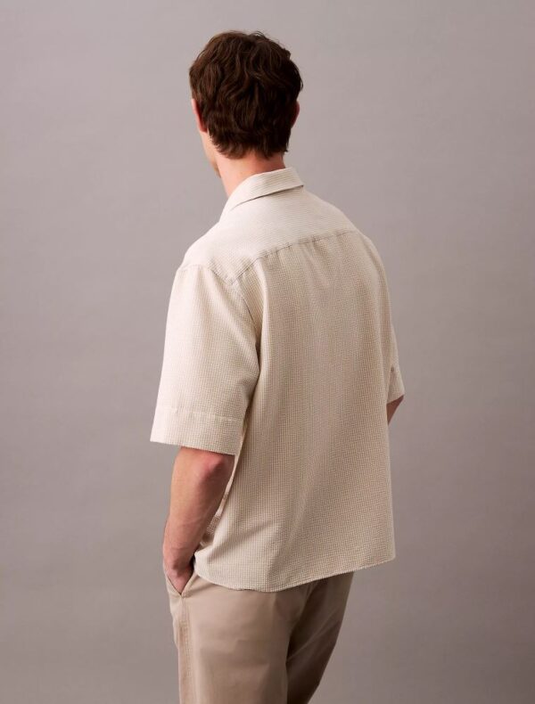 Seersucker Stripe Relaxed Shirt