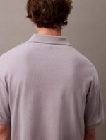 Drop Needle Ribbed Polo Shirt
