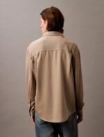 Twill Relaxed Button-Down Shirt