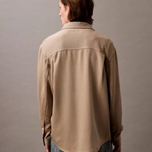Twill Relaxed Button-Down Shirt
