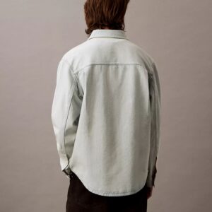 Relaxed Denim Button-Down Shirt