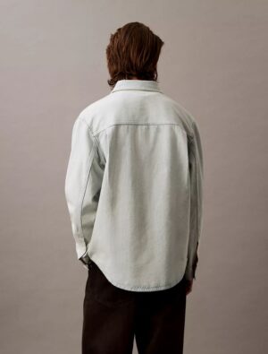 Relaxed Denim Button-Down Shirt