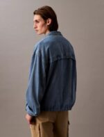 Denim Windbreaker Jacket
