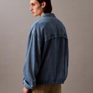 Denim Windbreaker Jacket