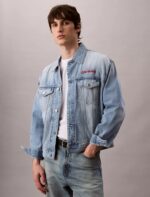 Logo Embroidery 90s Trucker Jacket