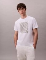 Monogram Logo Textured Graphic Classic T-Shirt