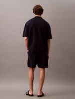 Jacquard Mesh Pull-On Sweater Shorts