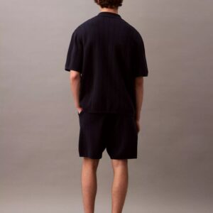 Jacquard Mesh Pull-On Sweater Shorts