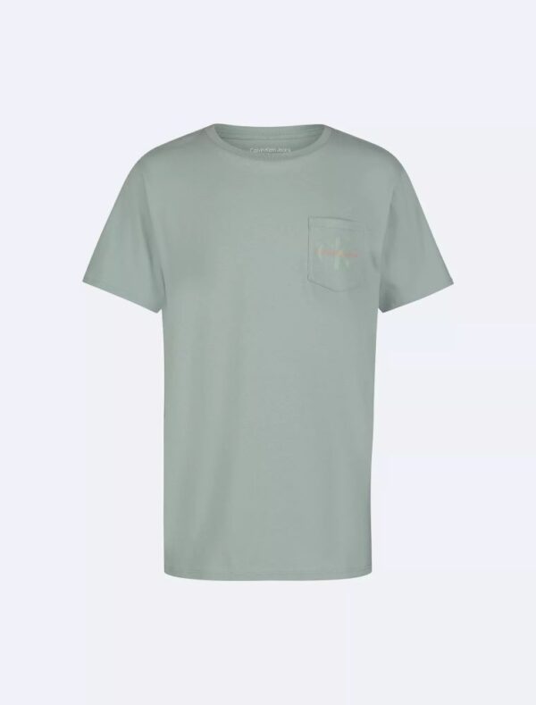 Boys Monogram Logo Pocket T-Shirt