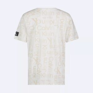 Boys Linear Stripe Logo Tee
