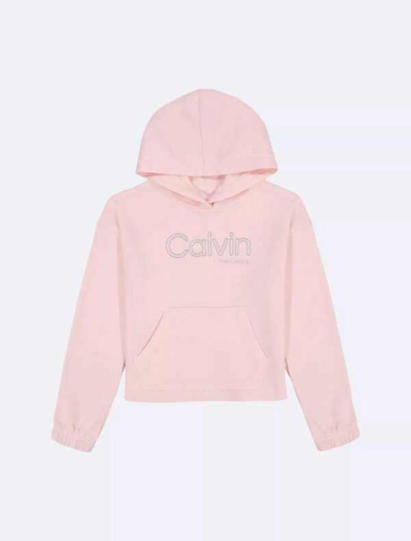Girls Fleece Logo Lounge Hoodie
