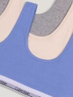 Girls Modern Cotton 3-Pack Cropped Bra