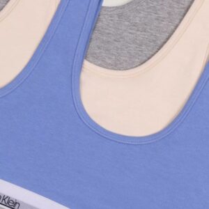 Girls Modern Cotton 3-Pack Cropped Bra