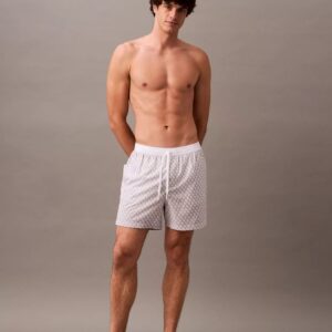 Allover Monogram Logo Swim Shorts