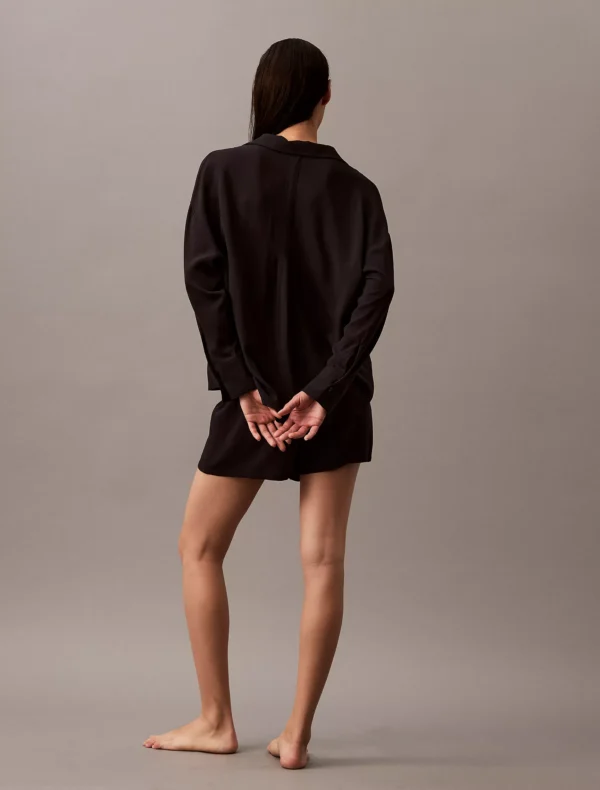 Woven Viscose Sleep Shorts