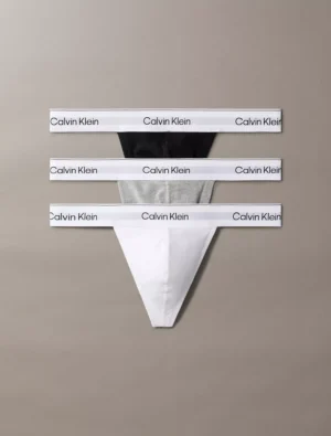 Icon Cotton Stretch 3-Pack Thong